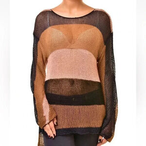 ONE TEASPOON Womens Sweater
Striped Knitted Multicolor Size S